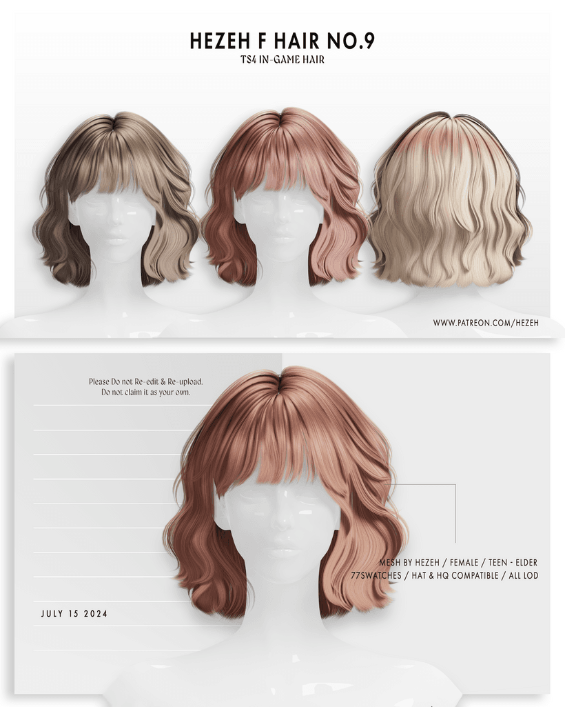 Галерея мода Прическа FHair No.9 #2